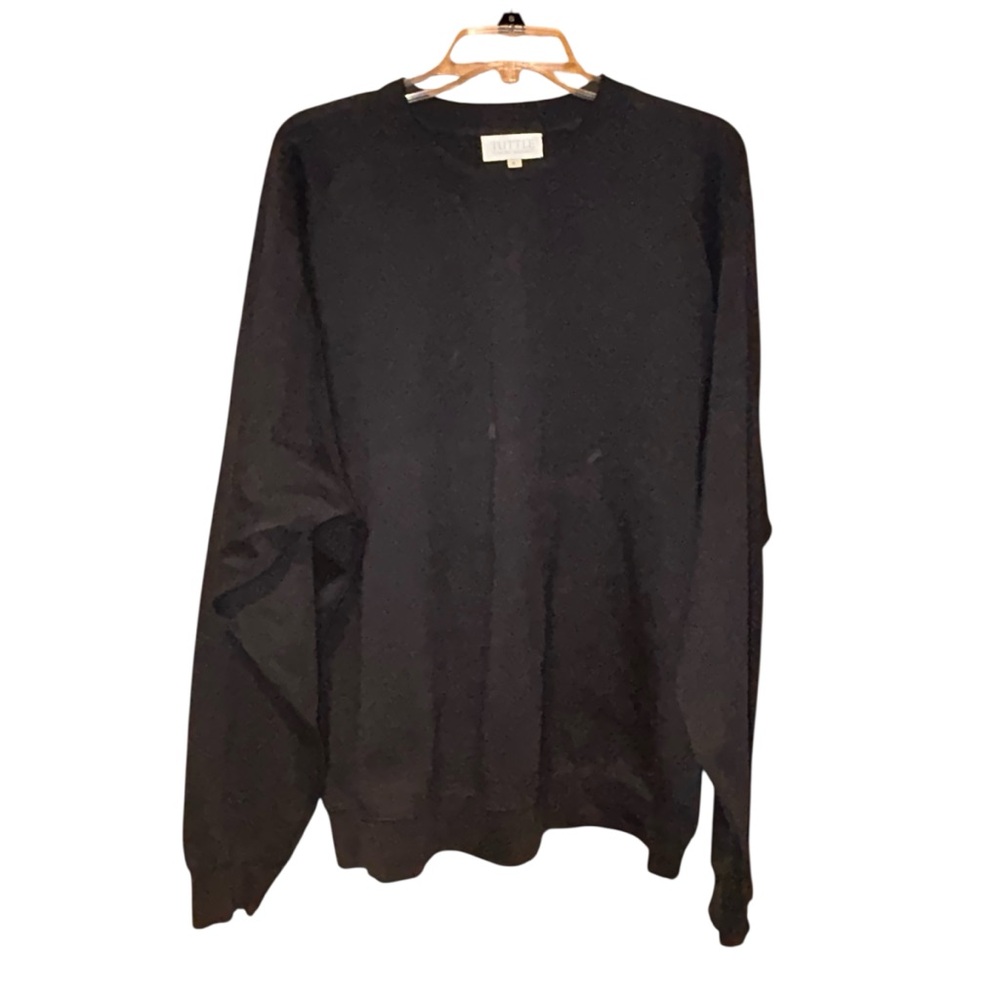 Tuttle Distinctive Sportswear‎ Men’s Crewneck Sweatshirt XL Pima Cotton Black